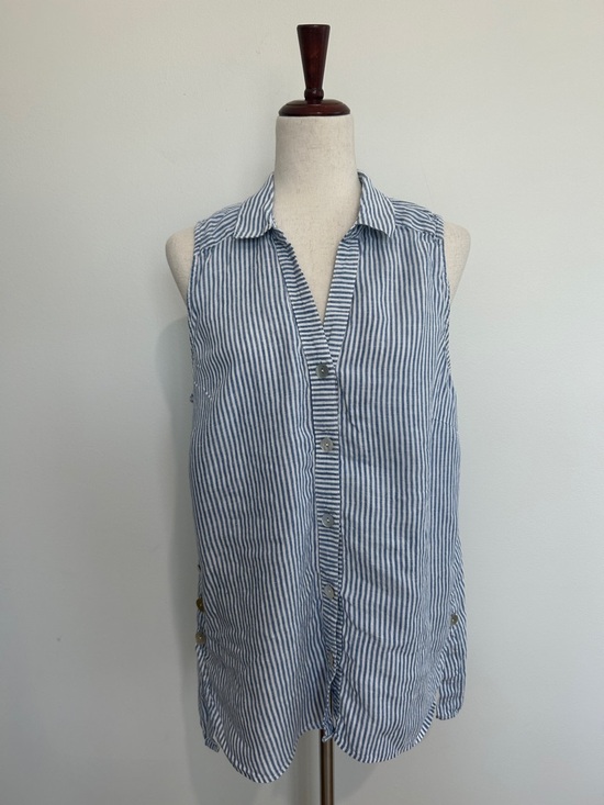 J. Jill Tops - J. Jill Love Linen High Low Sleeveless Top Size Large